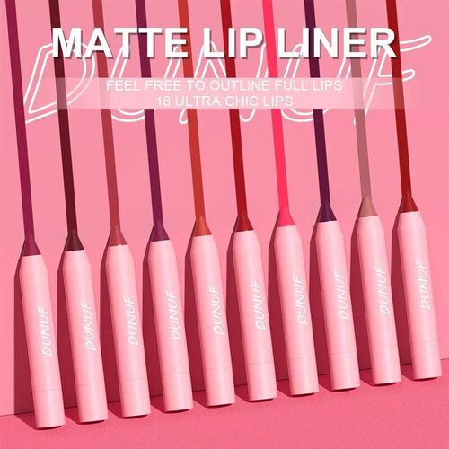 Nude Brown Lip Liner Pencil 18 Color Red Contour Tint Labial