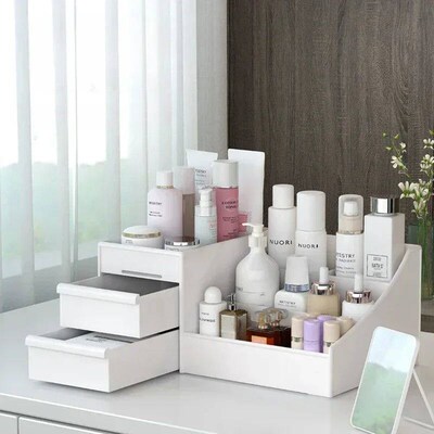 New Plastic Drawer Makeup Storage Box Dormitory Finishing Sh