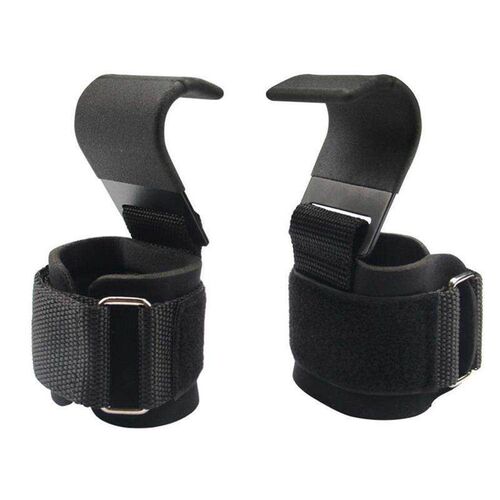 Weight Lifting Grip Hooks Lifting-Hook Hand-Bar Fitness Wris