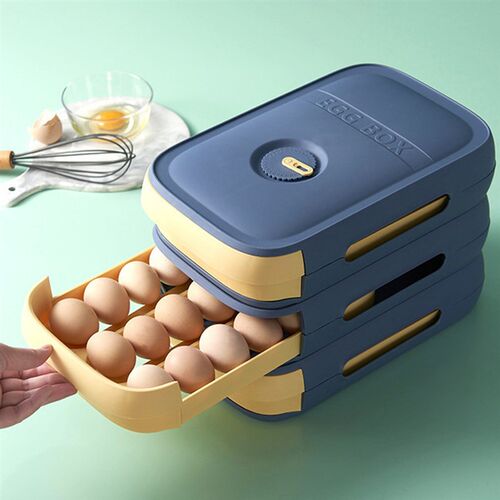 Drawer Type Refrigerator Egg Storage Box Fresh Keeping Dumpl