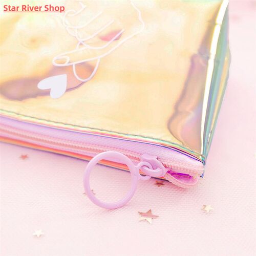 Transparent Women Coin Purse Zipper Cute Credit Card Holder