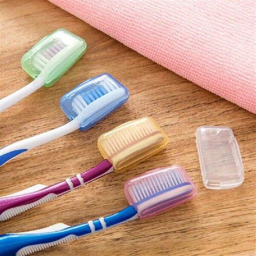 1~8PCS set Colorful Outdoor Travel Toothbrush Head Cover