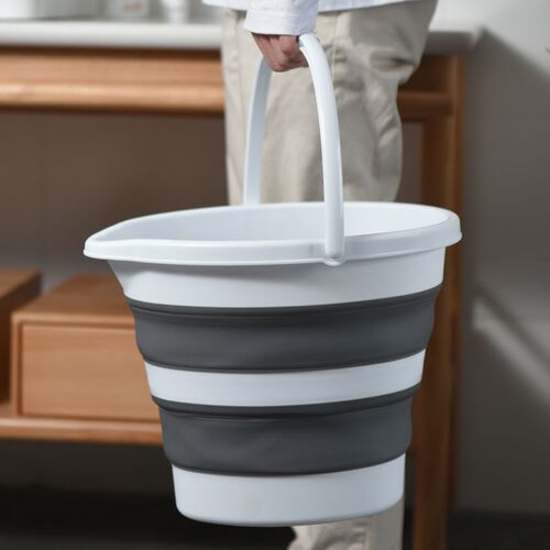 5/10L Folding Water Bucket Silicone Bucket Camping Supplies