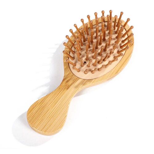 Bamboo Mini Airbag Comb Anti Static Air Cushion Hair Brush R