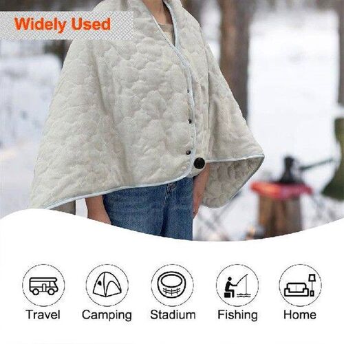 USB Heated Shawl Electric Heating Blanket 3 Heating Level