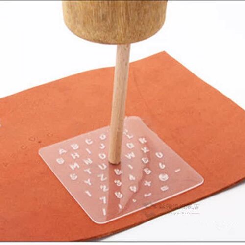 3pcs DIY Leather Craft Tool Capital Lower Case Stamping Set
