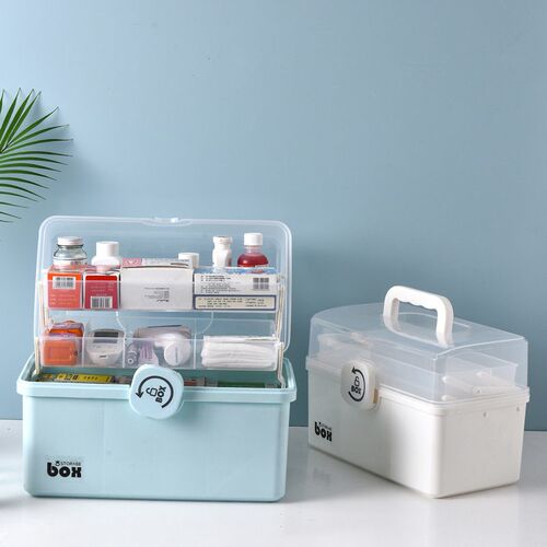 Plastic Storage Box Medical Box Organizer Multi-Functional P