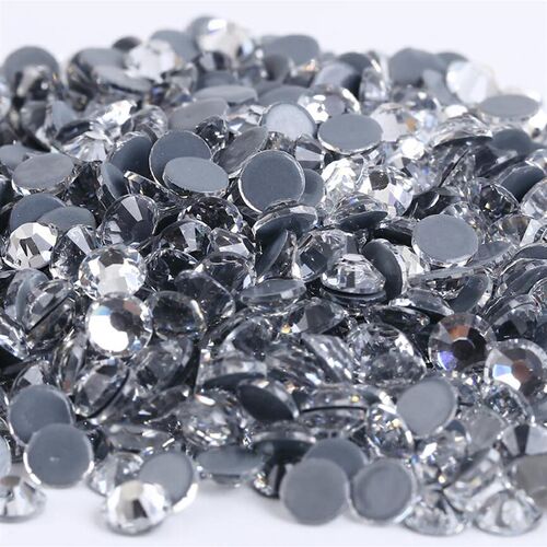 Super Glitter Crystal AB Non Hotfix Rhinestones SS3-SS50 Fla
