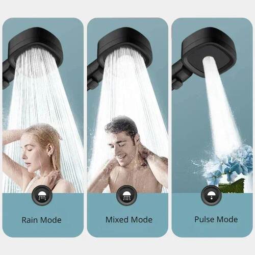 High Pressure Shower Head Water Saving 3-Modes Shower Heads