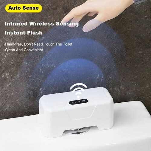 Automatic Toilet Flush Button Induction Toilet Flusher Exter