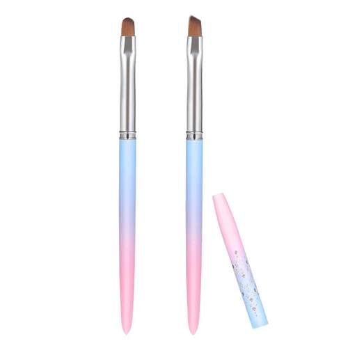Nail Art Clean Up Brushes, Painting Brushes for Nails with R