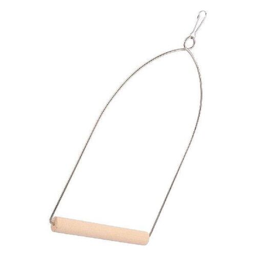 Wooden Bird Swing Perch Durable Smooth Large Size Cage Toy