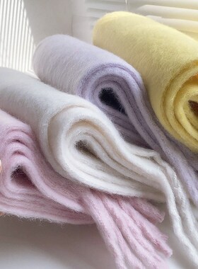 19 Colors Cashmere Scarf Women Men Thickened Solid Color Sha