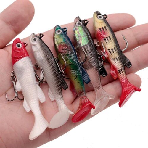 T Tail Soft Bait Soft Lures Silicone Bait 8.5cm 13g Goods fo