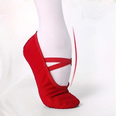 Girls Women  Ballet Slippers Ballet Dance Shoes Adult Gymnas