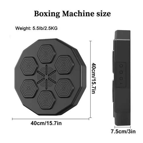 LED Electronic Music Boxing Machine Home Wall Mount Smart Mu