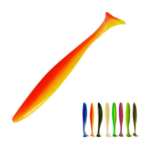 Fishing Lure 55mm 70mm 90mm T Tail Worm Soft Bait Jigging Wo