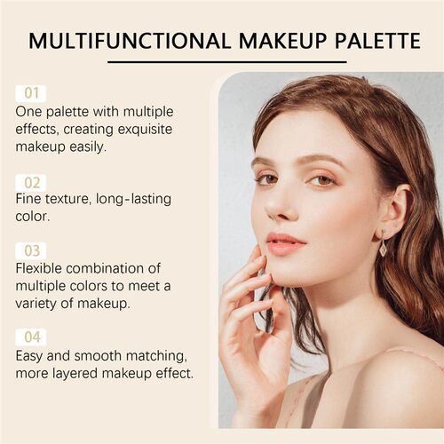 Gilded Multi-Use Makeup Palette - A versatile cosmetic palet