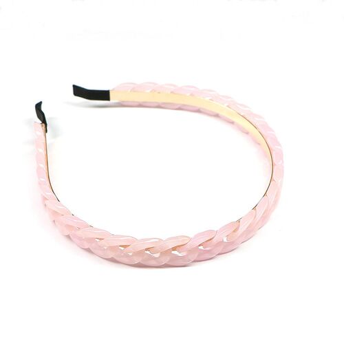 Tie Dye Chain Acetic AcidTwisted Braid Hairband Acrylic Head