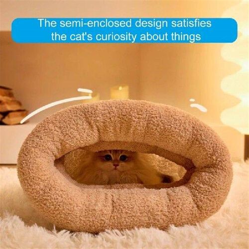 Kittens Winter Bed Thick Fleece Soft Comfortable Sleep for