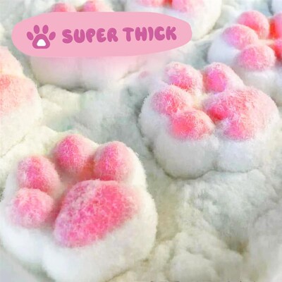 12cm Taba Squeeze Toys Handmade Big FuFu Cat Paw Squishy