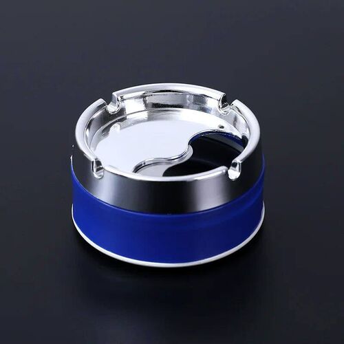 1pcs 9cm Car Mounted Sealed Rotary Ashtray With Lid Easy To
