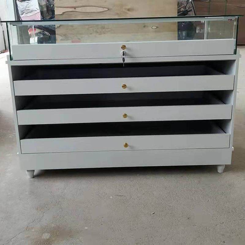 珠宝展示柜珠宝首饰展示柜台玻璃展柜饰品柜陈列柜中岛柜欧式简约