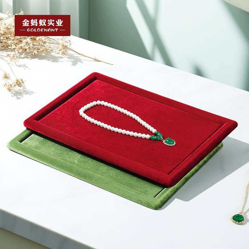 高档现货绒布首饰托盘 眼镜看货珠宝首饰展示盘直播柜台首饰道具,3C数码配件,其它配件,淘宝优惠券,粉丝福利购,淘宝优惠卷