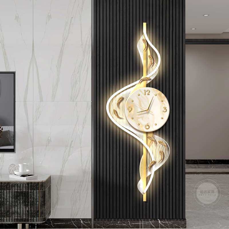 立体九鱼图客厅钟表装饰画格栅轻奢创意壁灯现代轻奢玄关走廊挂钟,3C数码配件,其它配件,淘宝优惠券,粉丝福利购,淘宝优惠卷