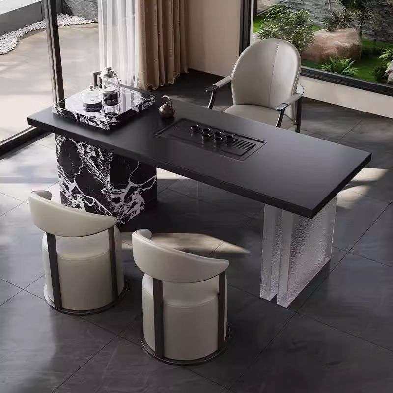 2025高端岩板茶桌客厅茶台桌椅组合简约办公室泡茶家用一体茶几,3C数码配件,其它配件,淘宝优惠券,粉丝福利购,淘宝优惠卷