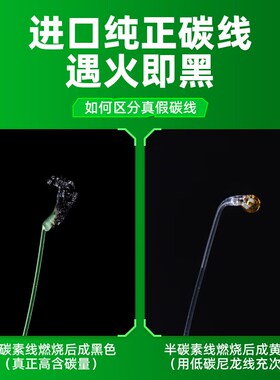 路亚前导线碳线碳氟钓鱼线子线超强拉力主线耐磨碳素线海钓线