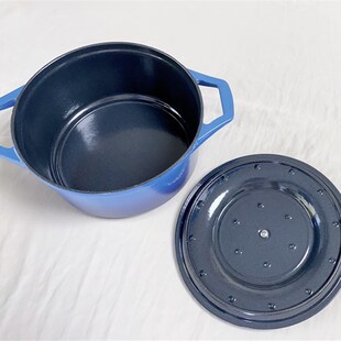 三夏出口牛货珐琅铸铁锅 炖锅搪瓷汤锅焖烧锅 电磁炉明火通用