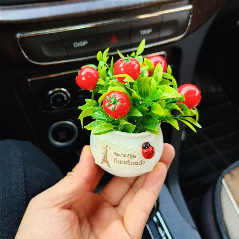 新款汽车摆件仿真绿植保平安车上装饰用品中控台创意可爱小花瓶,汽车用品/电子/清洗/改装,摆件,淘宝优惠券,粉丝福利购,淘宝优惠卷