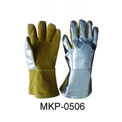 美康进口铝箔芳纶、防火隔热手套、耐高温手套MKP-0506