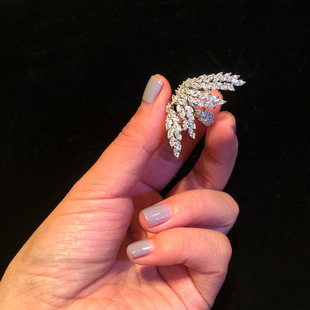 Bilincolor Clear Crystal Cubic Zirconia Fashion Open Ring fo