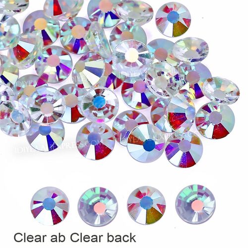 Stunning Unusual Quality! Multi Colors Crystal AB SS12-SS30