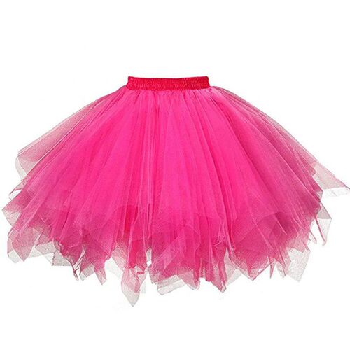 Tutu Skirts Women Adult Gauze Tulle Ballet Skirt Pleated Swe