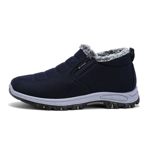 2023 New Winter Snow Boots Men Casual Slip on Ankle Boots Wa