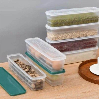Portable Noodle Spaghetti Container Square Transparent