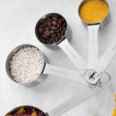 Stainless steel measuring cup 5 piece Measuring spoon set Me