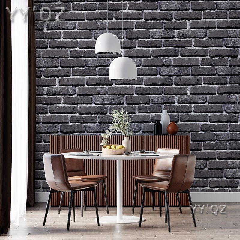复古PVC砖纹非自粘仿古红砖墙纸砖块装修壁纸怀旧工业风工程商用,家装主材,PVC墙纸,淘宝优惠券,粉丝福利购,淘宝优惠卷