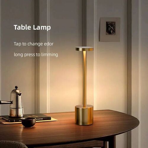 Touch Sensor LED Table Lamp USB Rechargeable Desk Lamp 3 Col