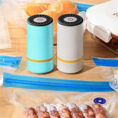 Reusable Handheld Vacuum Sealer Pump Saving Space Electric