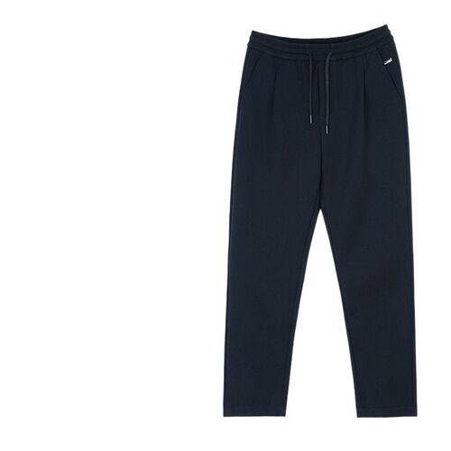 Mens Loose Solid Color Casual Pants Cotton Blended Trousers