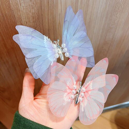 The same super fairy moving butterfly hairpin childrens hea