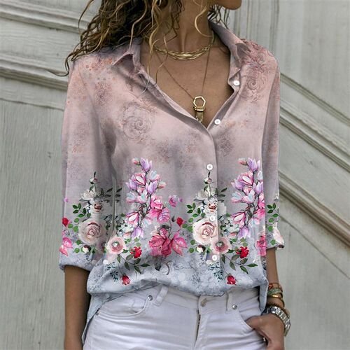 New Long Sleeve Women Shirt Fashion Loose Shirt Women