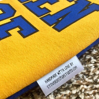 300pcs Personalised clothing label with wash instruction