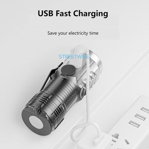 Mini LED lamp beads super bright flashlight three-eye