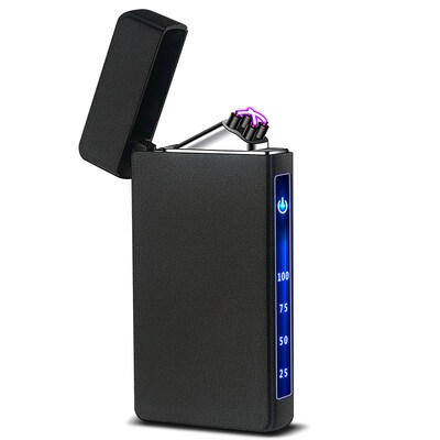 Dual Arc Metal USB Lighter商务点烟器Business style Men Gift