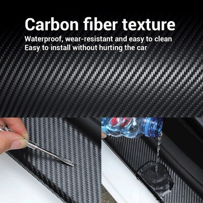 Car er DIY 3D Nano Carbon Fiber Vinyl Self-Adhesive Protecti